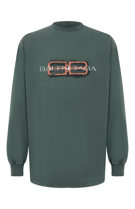 Мужская хлопковый лонгслив BALENCIAGA, арт. 850404/TTVD6
