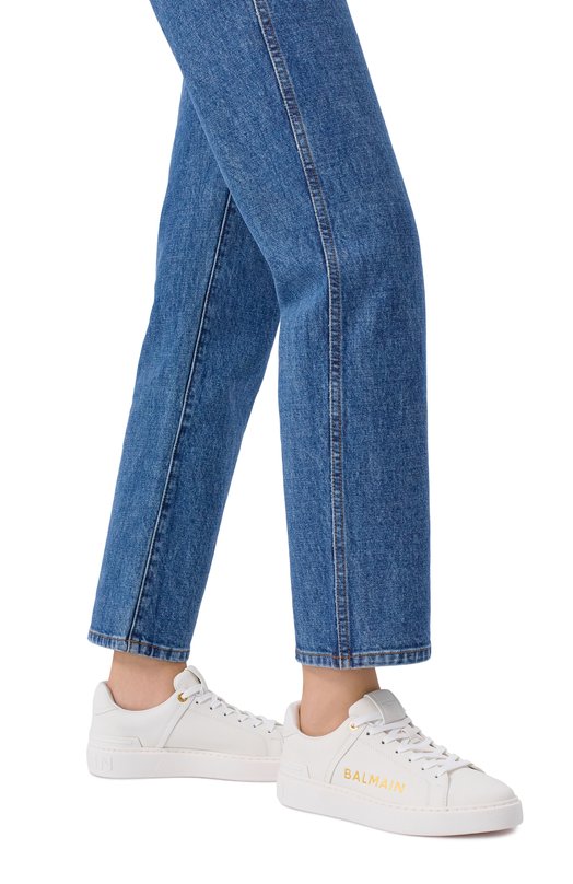 Кожаные кеды B-Court Balmain GN1VI690/LSBG Белый  GN1VI690/LSBG Фото 2