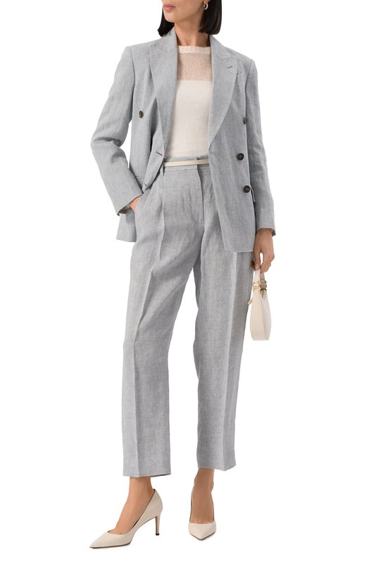 Свитер Brunello Cucinelli M2I776830 Кремовый  M2I776830 Фото 2