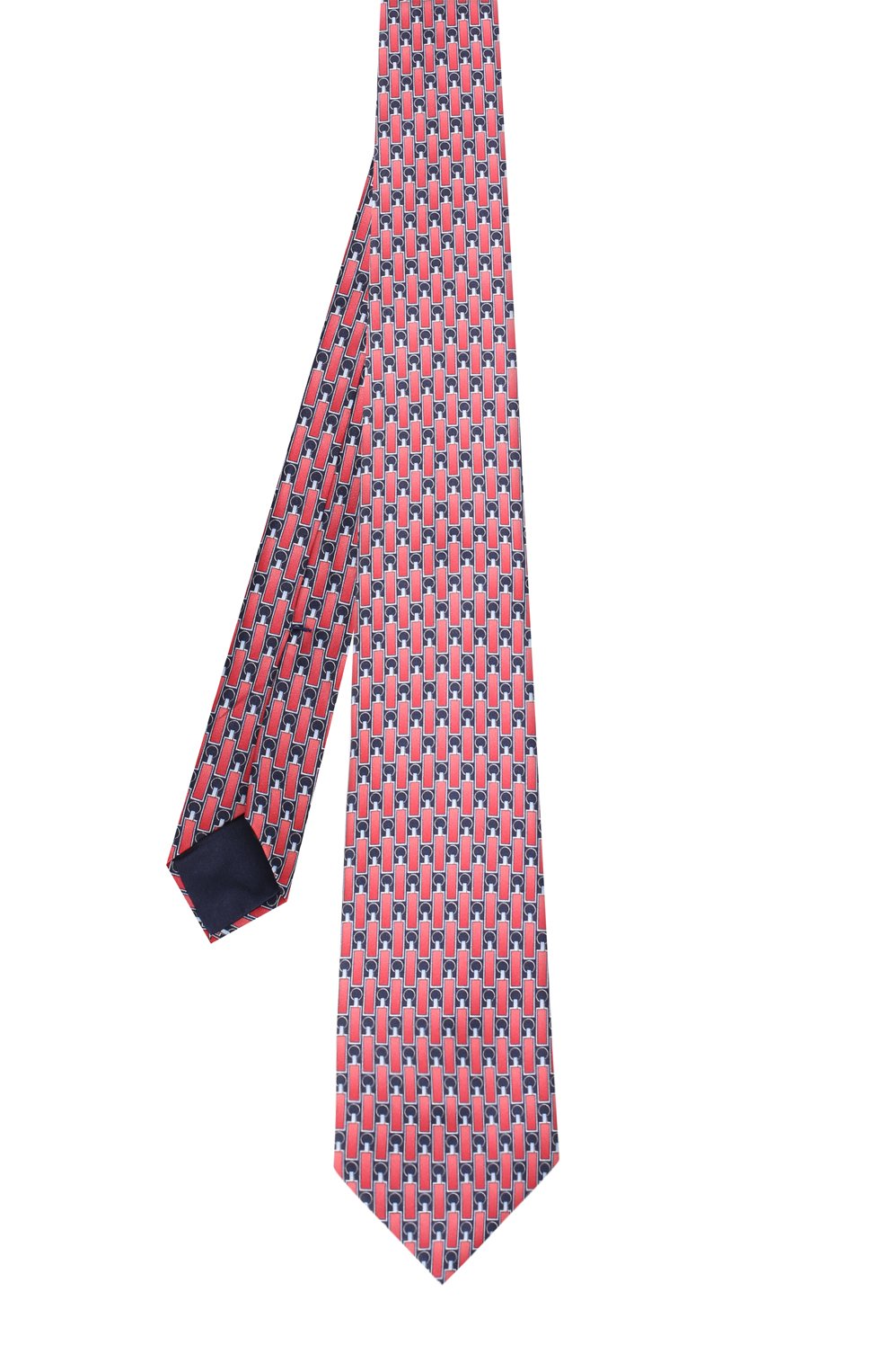 Шелковый галстук с узором ZILLI красного цвета по цене 25800 руб., арт. 50010/TIE, фото 2 Шелковый галстук с узором ZILLI, арт. 50010/TIE, фото 2