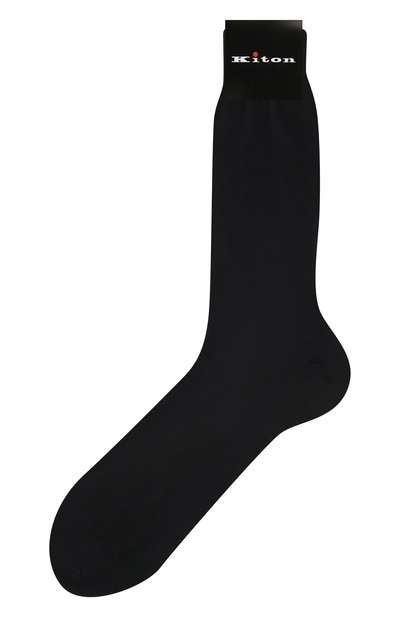 Мужские хлопковые носки KITON, арт. UCALZ10X0751A