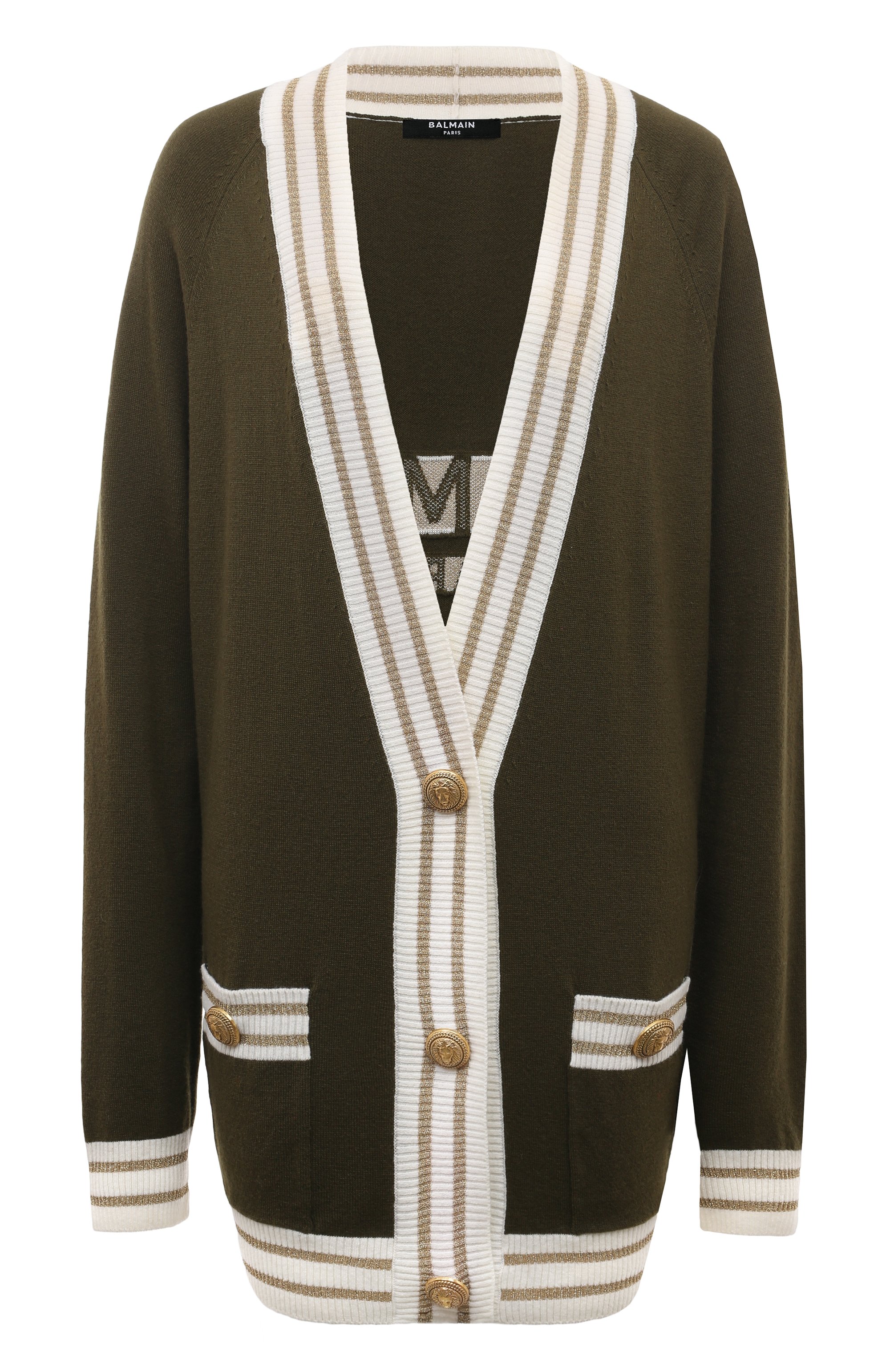 Кардиган из шерсти и кашемира BALMAIN, арт. AF1K0000KD97, фото 1