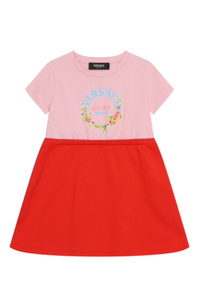Хлопковое платье VERSACE, арт. 1018544/1A13133