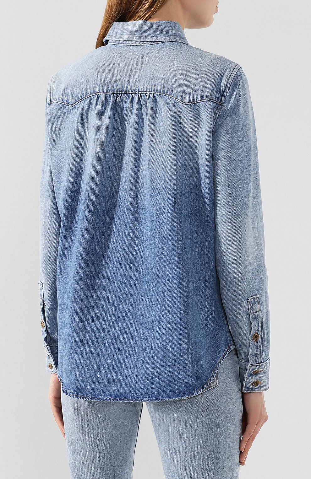 Джинсовая рубашка FRAME DENIM, арт. HDSH207, фото 4