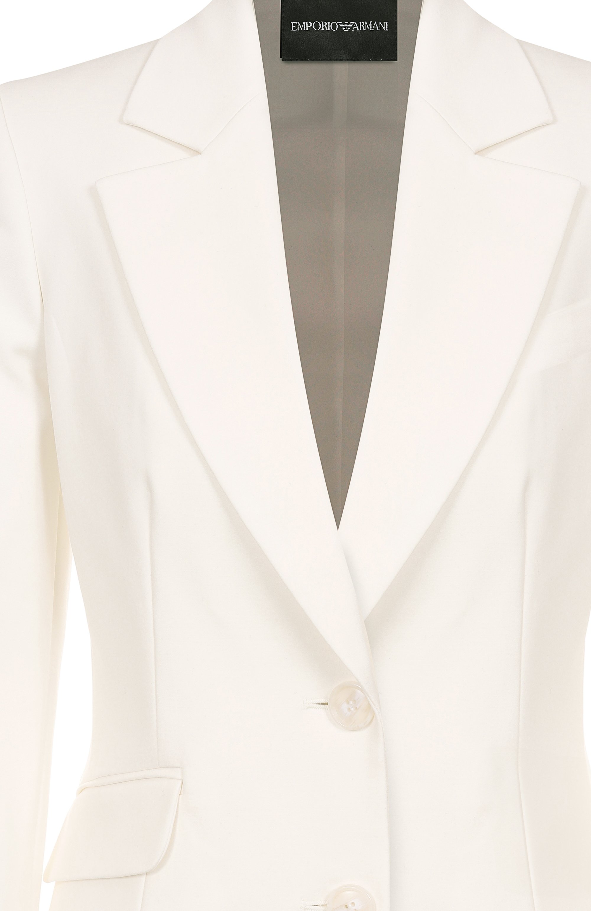 Жакет из хлопка и вискозы EMPORIO ARMANI, арт. EW000856/TE10007, фото 6