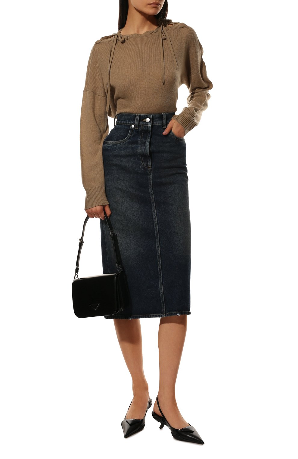 Кашемировый пуловер PRADA, арт. P24P1C-10RX-F0040-221, фото 2