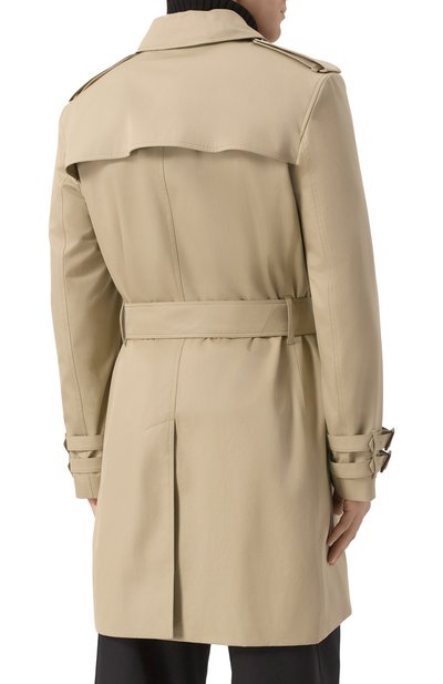 Хлопковый тренч BURBERRY, арт. 8106360, фото 4