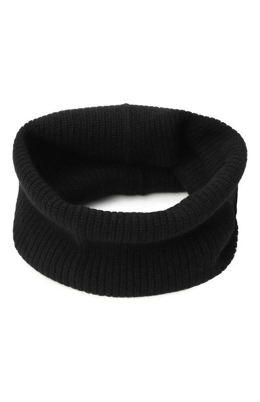 Кашемировый шарф-снуд Zegna NEK/UEAT12A8 Чёрный NEK/UEAT12A8