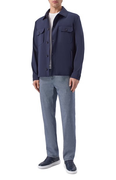 Джинсы roma RICHARD J. BROWN синего цвета по цене 51500 руб., арт. R0MA RZ/T23, фото 2 Джинсы roma RICHARD J. BROWN, арт. R0MA RZ/T23, фото 2