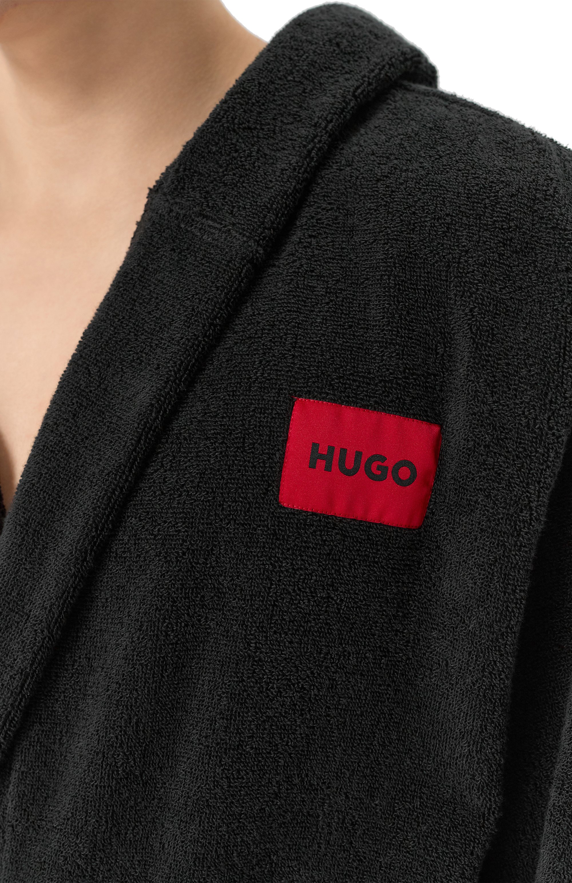 Хлопковый халат HUGO, арт. 50503029, фото 5