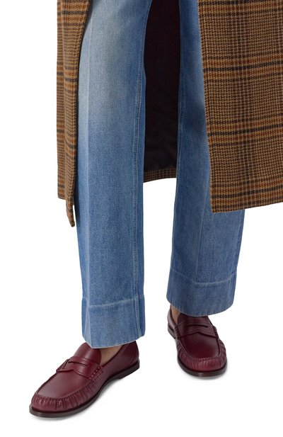 Женские кожаные пенни-лоферы SAINT LAURENT, арт. 820648/AAELH