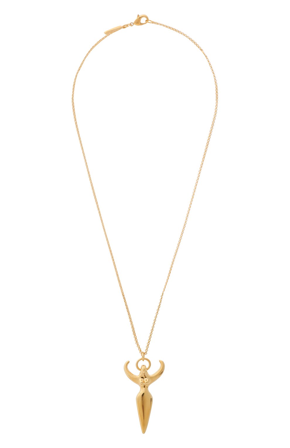 Кулон с цепочкой feminities CHLOÉ золотого цвета по цене 43550 руб., арт. CHC19SF076CB7, фото 1 Кулон с цепочкой feminities CHLOÉ, арт. CHC19SF076CB7, фото 1