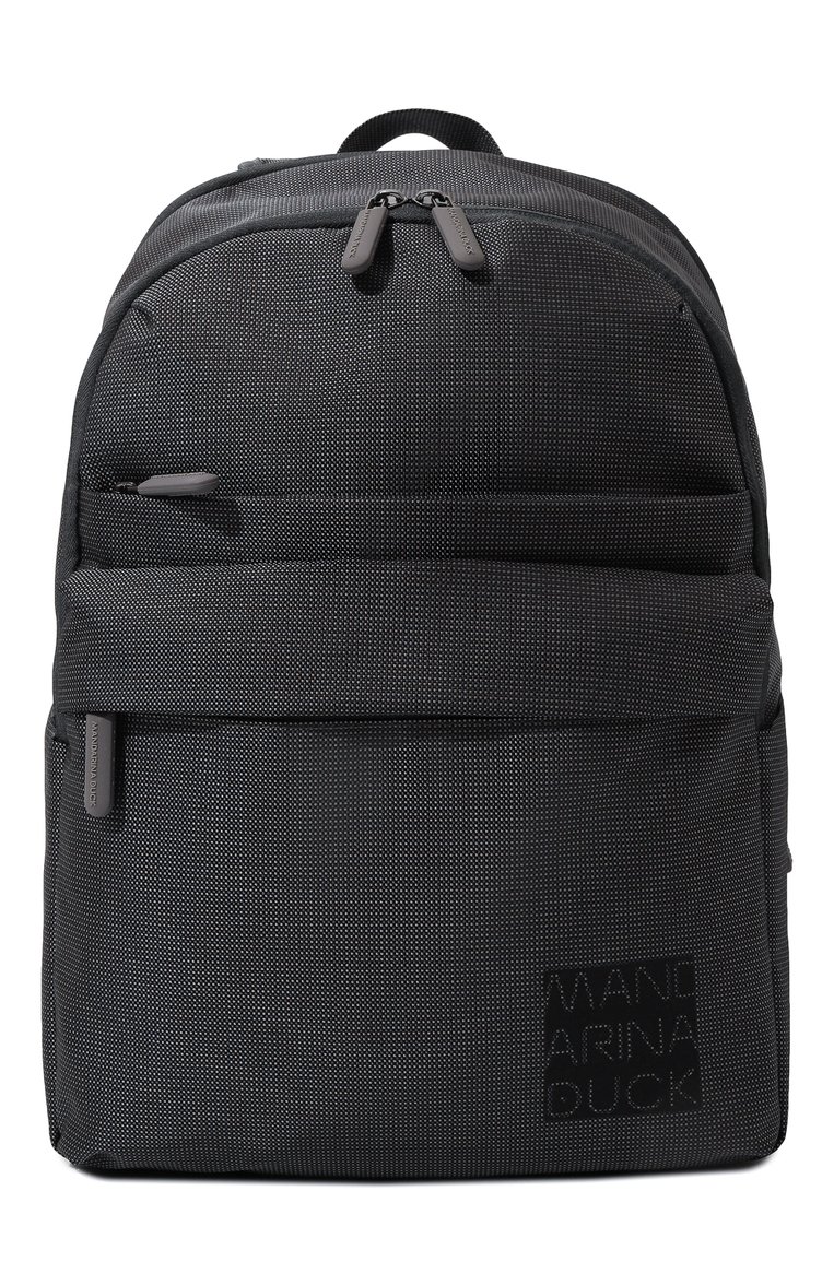 Мужской рюкзак district MANDARINA DUCK серого цвета, арт. KPT01-465 | Фото 1 (Материал: Текстиль; Размер: large; Сумки-технические: Рюкзаки - большие; Стили: Кэжуэл)