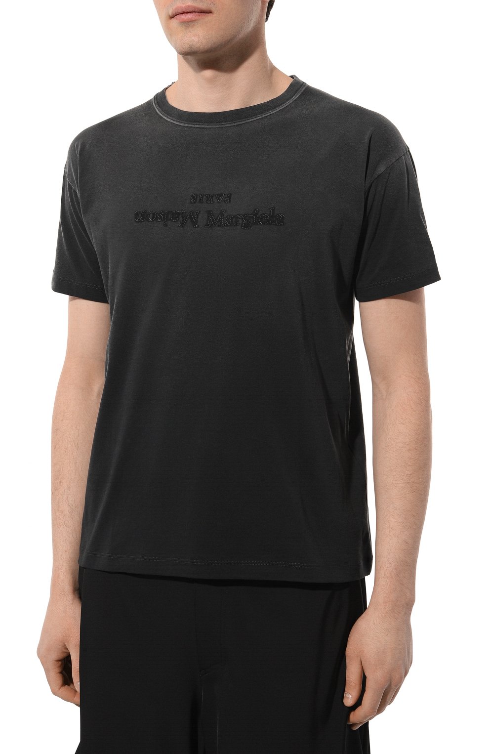 Хлопковая футболка MAISON MARGIELA, арт. S51GC0526/S20079, фото 6