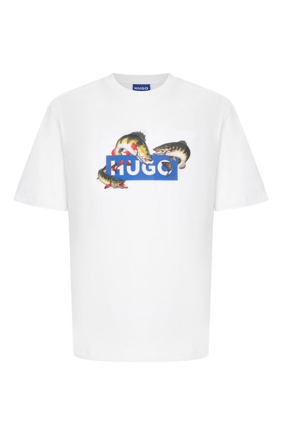 Мужская хлопковая футболка HUGO BLUE, арт. 50554349