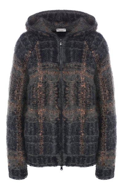 Кардиган на молнии с капюшоном BRUNELLO CUCINELLI, арт. M4U320406, фото 1