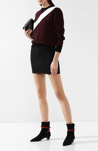 Зам шевые ботильоны zip tie OFF-WHITE, арт. 0WIA142R19D310161000, фото 2