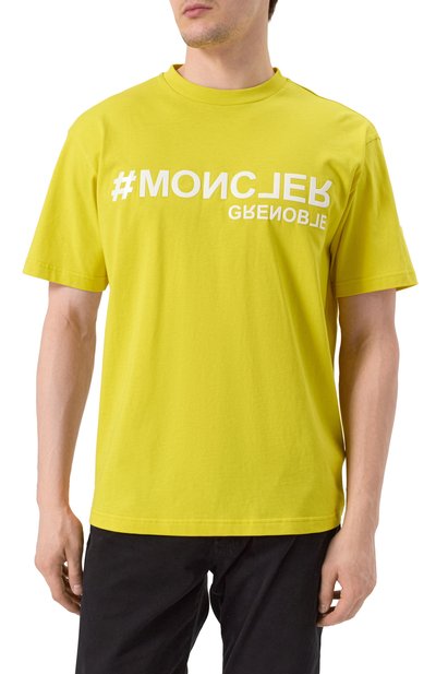 Хлопковая футболка MONCLER GRENOBLE, арт. 8C00004/8390T/131, фото 3