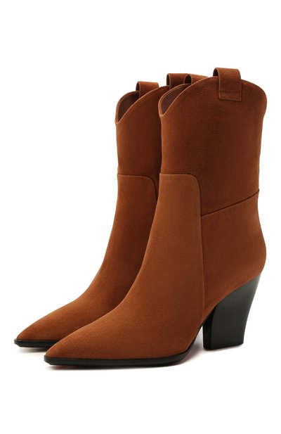 Замшевые казаки SANTONI, арт. WT0P59670HI3TLCPC50, фото 1