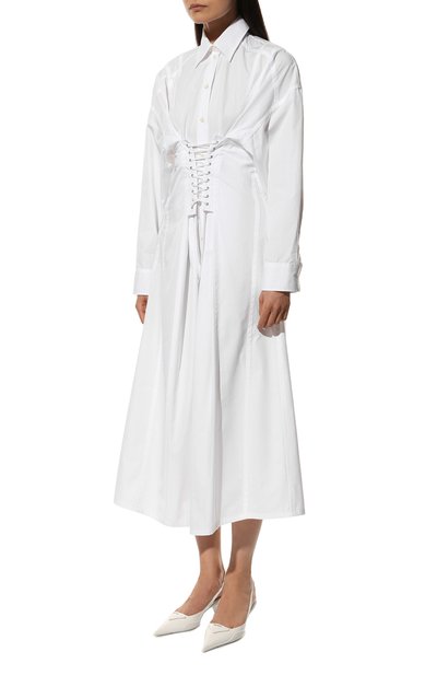 Хлопковое платье PRADA, арт. P3H11L-1XV2-F0009-221, фото 3