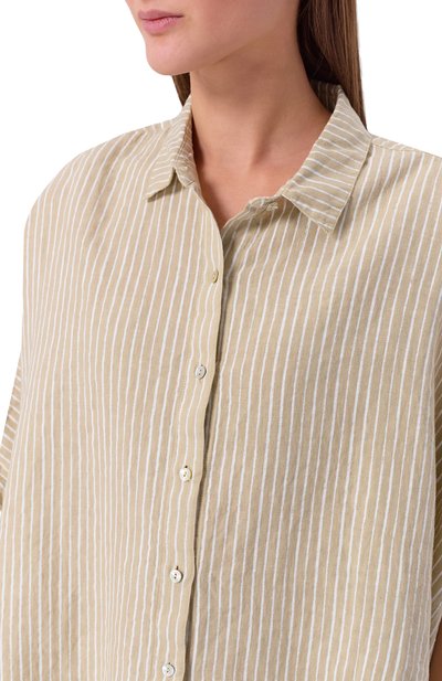 Льняная рубашка 120% LINO, арт. 33ALIW1PLA/000G470, фото 5