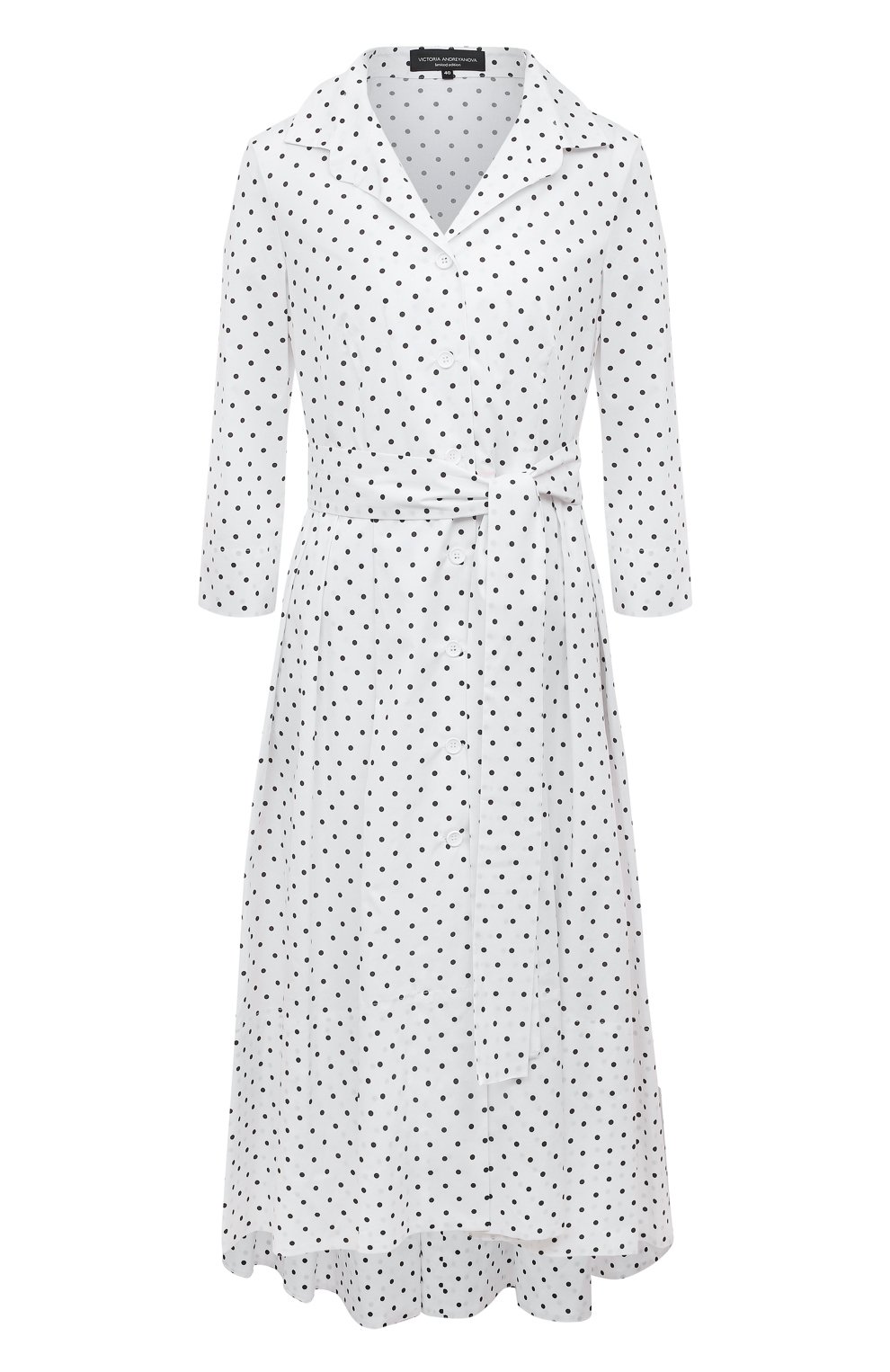 Хлопковое платье VICTORIA ANDREYANOVA, арт. TS-SS23-3663-2, фото 1