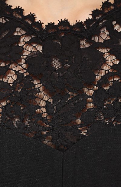 Приталенное платье с кружевным лифом и коротким рук авом VALENTINO, арт. MB3VABG6/360, фото 5