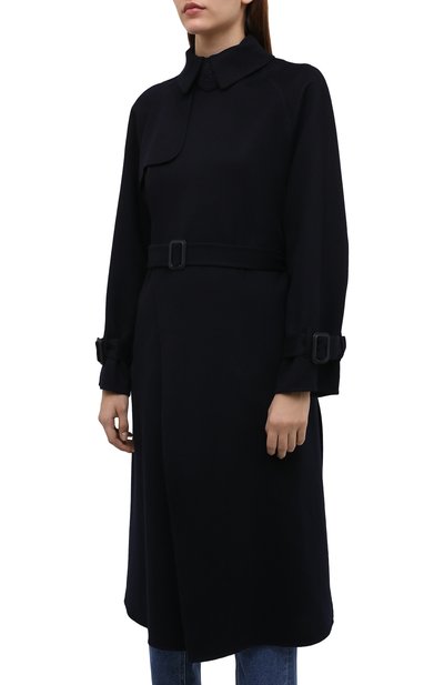 Кашемировое пальто LORO PIANA темно-синего цвета по цене 592000 руб., арт. FAM0836, фото 3 Кашемировое пальто LORO PIANA, арт. FAM0836, фото 3