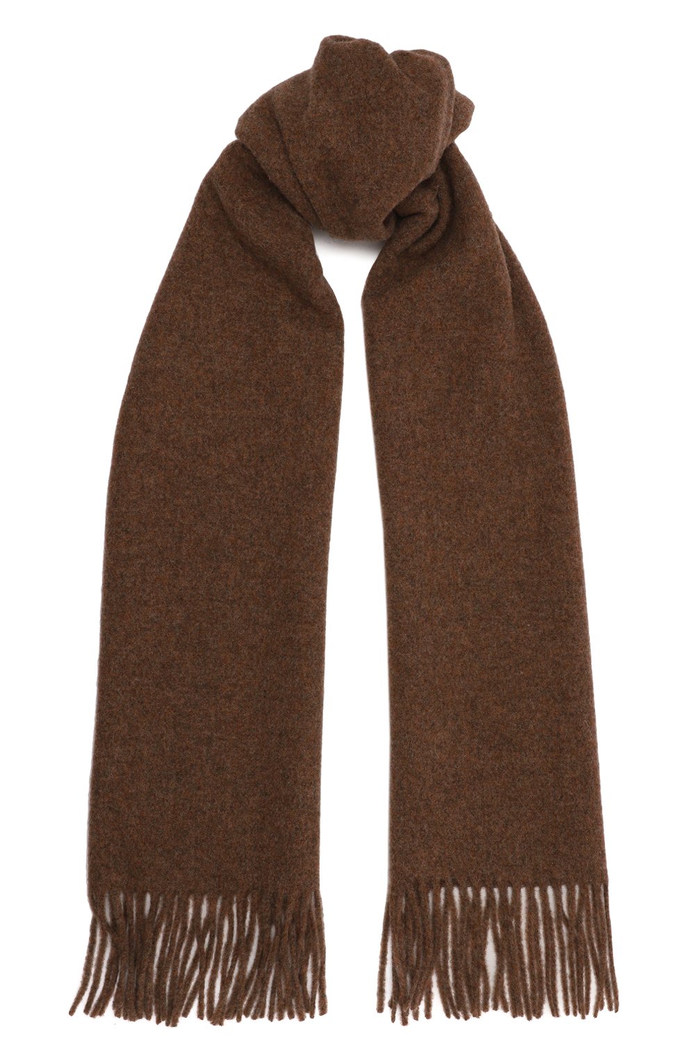 Шерстяной шарф AGREEG коричневого цвета по цене 60000 руб., арт. 09181135, фото 1 Шерстяной шарф AGREEG, арт. 09181135, фото 1