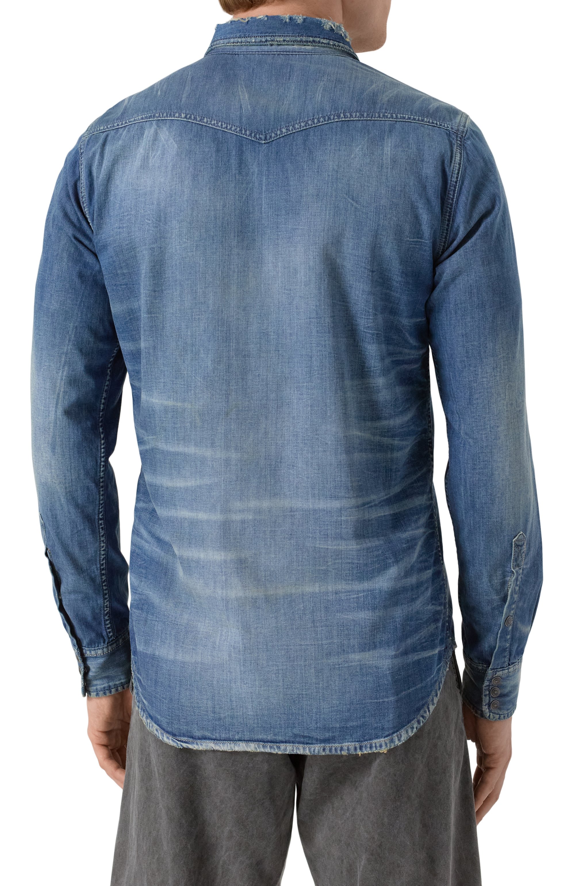 Джинсовая рубашка DIESEL, арт. A12622/068RJ, фото 4