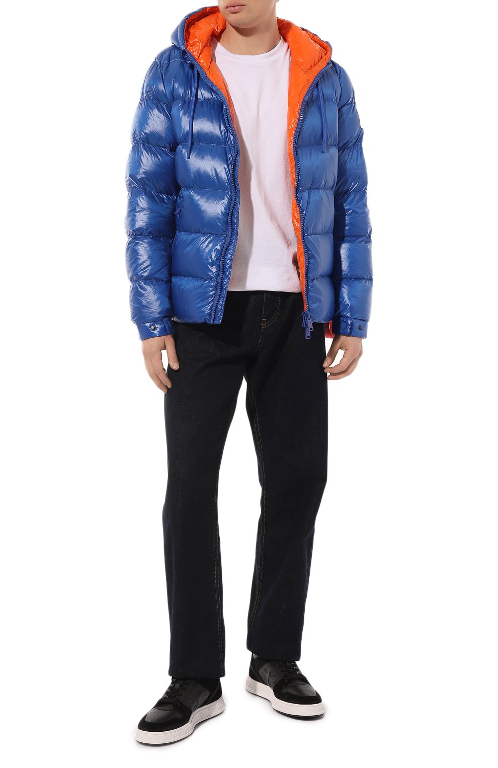 Пуховик AFTER LABEL синего цвета по цене 55200 руб., арт. VERBIER/N025, фото 2 Пуховик AFTER LABEL, арт. VERBIER/N025, фото 2