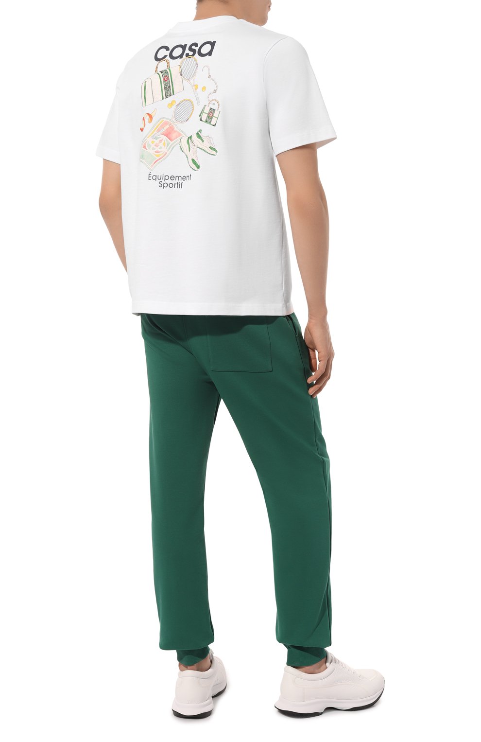 Хлопковая футболка CASABLANCA, арт. MPS24-JTS-001-08, фото 2