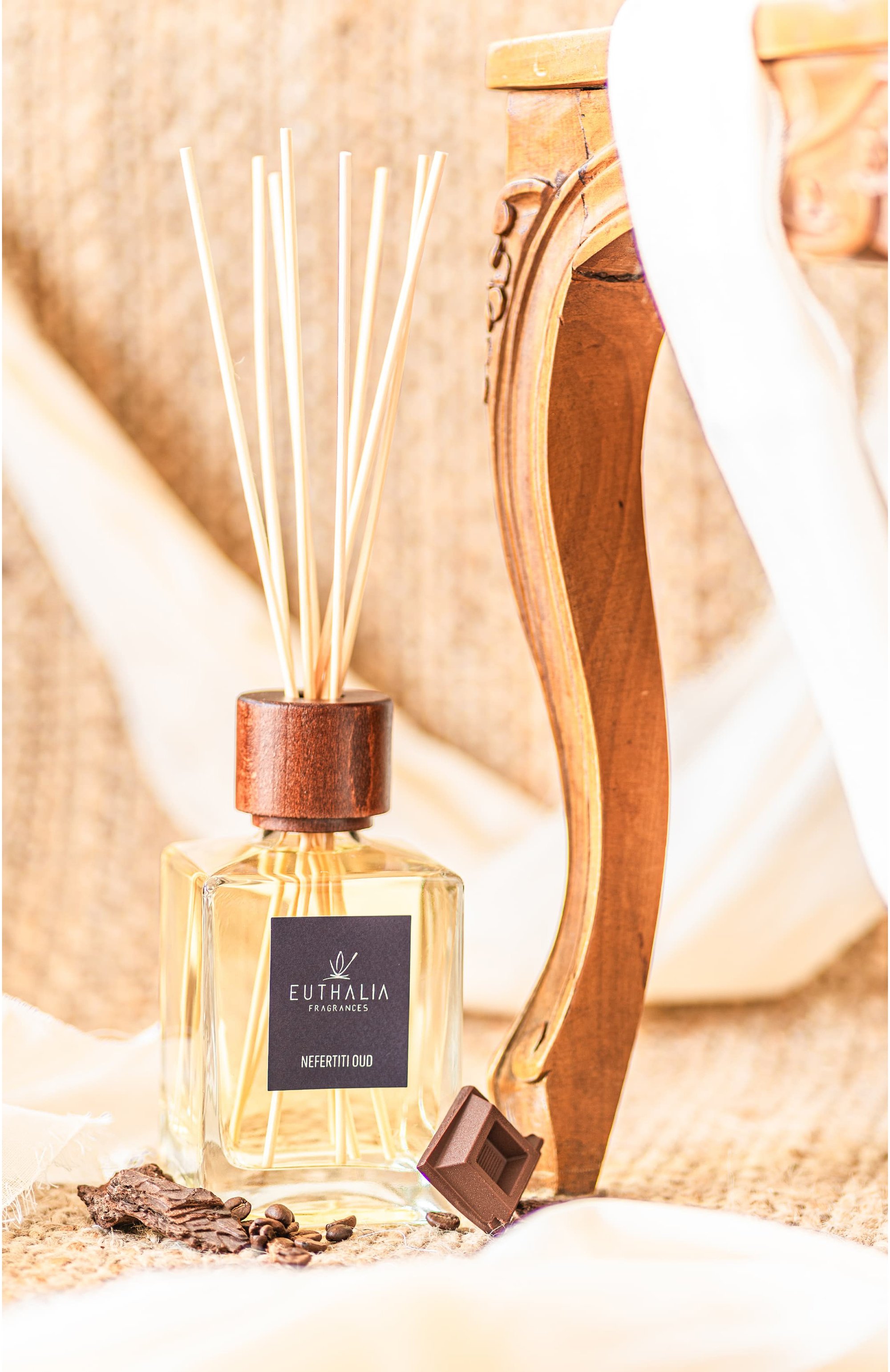 Диффузор nefertiti oud (250ml) EUTHALIA FRAGRANCES, арт. 4603336950573, фото 3