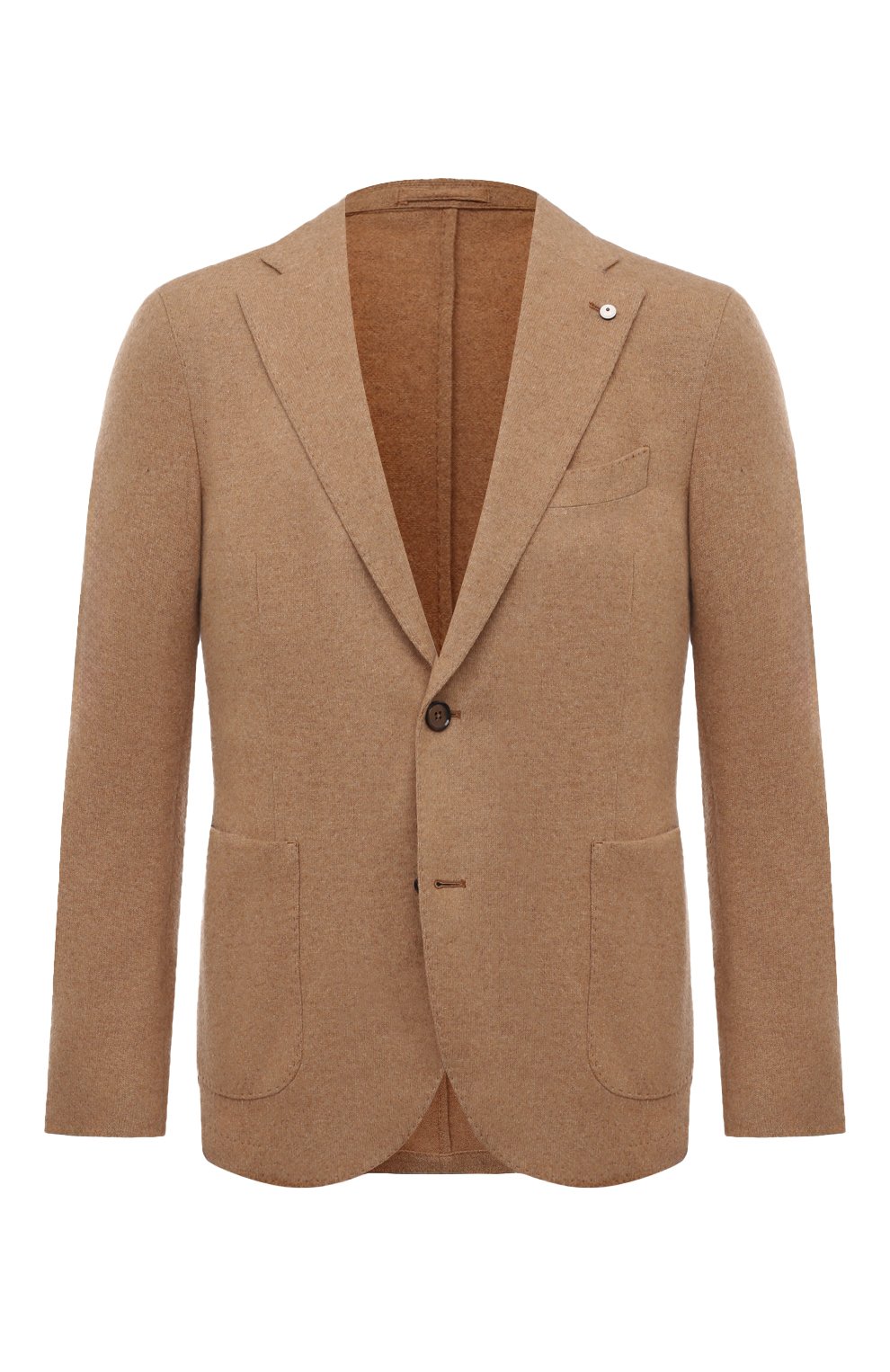 Шерстяной пиджак L.B.M. 1911 бежевого цвета по цене 79950 руб., арт. 2817/35700, фото 1 Шерстяной пиджак L.B.M. 1911, арт. 2817/35700, фото 1