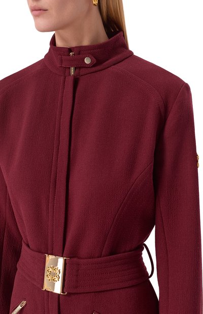 Шерстяной комбинезон ELIE SAAB бордового цвета по цене 399500 руб., арт. JU110NF25/CD020, фото 4 Шерстяной комбинезон ELIE SAAB, арт. JU110NF25/CD020, фото 4
