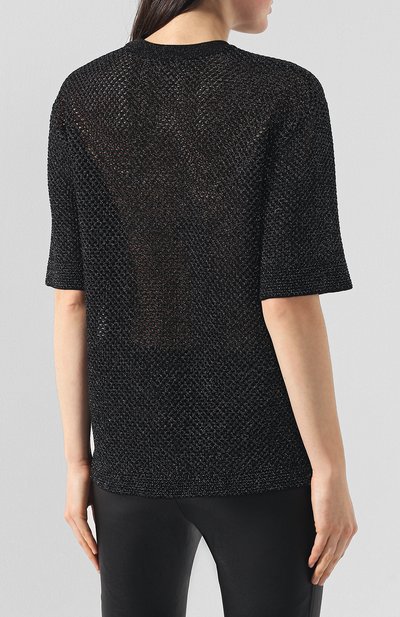 Пуловер из смеси хлопка и вискозы GIVENCHY, арт. BW905H4Z3T, фото 4
