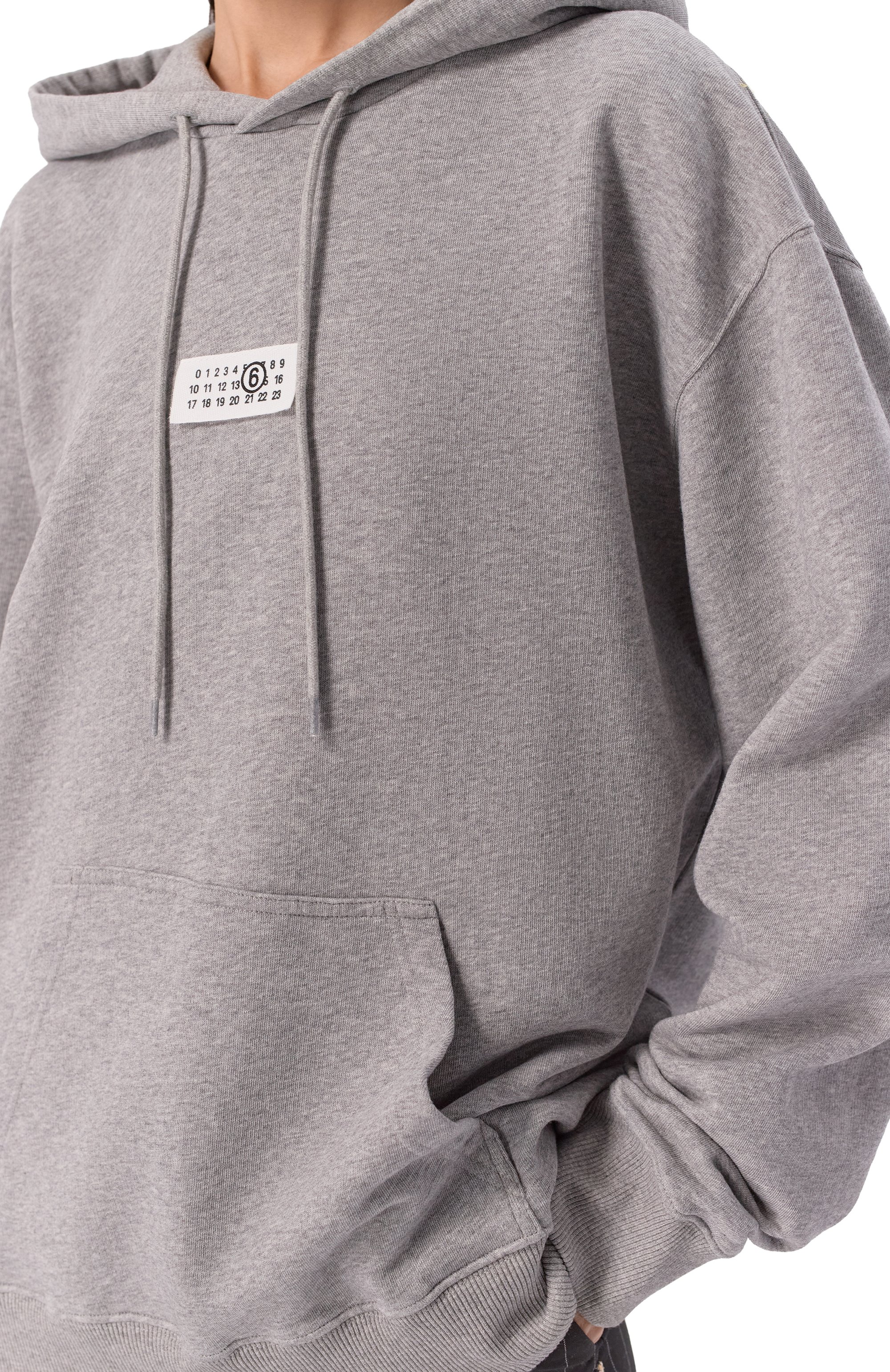 Хлопковое худи MM6, арт. SH0GU0042/M25025, фото 5