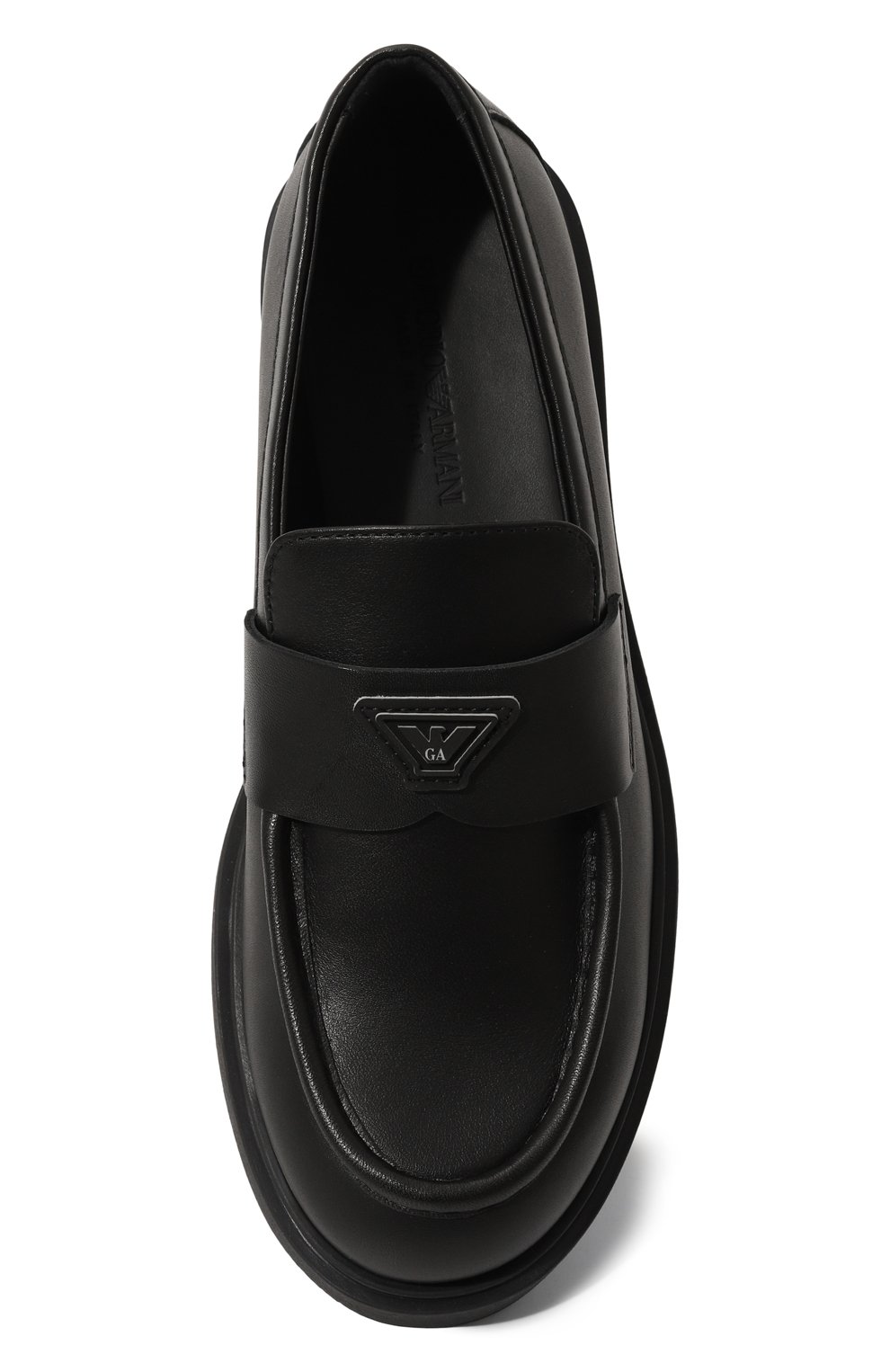 Кожаные лоферы EMPORIO ARMANI, арт. XYA002/X0X02, фото 4