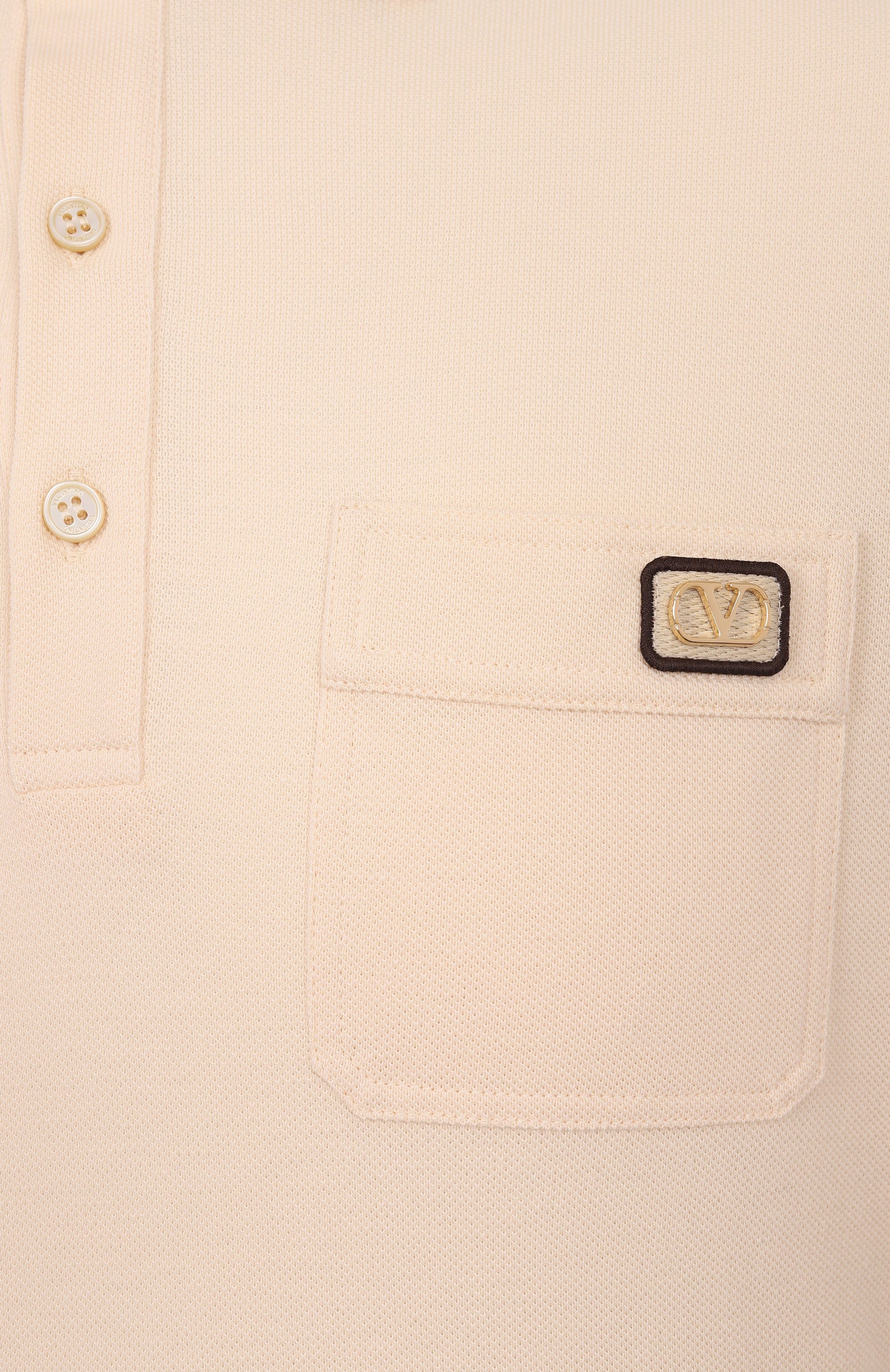 Хлопковое поло VALENTINO, арт. 6V3MH01K/AQJ, фото 6