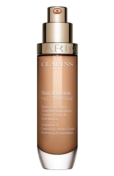 Тональный крем с матовым эффектом skin illusion full coverage, оттенок 110n (30ml) CLARINS цвета по цене 6200 руб., арт. 80106992, фото 4 Тональный крем с матовым эффектом skin illusion full coverage, оттенок 110n (30ml) CLARINS, арт. 80106992, фото 4