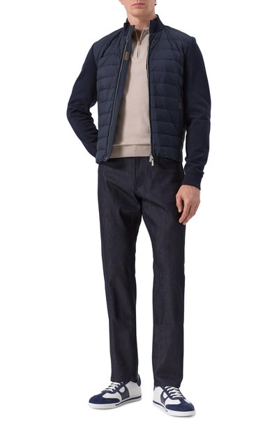 Джинсы regular fit ZILLI темно-синего цвета по цене 222500 руб., арт. JPJB11M012950009B/66, фото 2 Джинсы regular fit ZILLI, арт. JPJB11M012950009B/66, фото 2