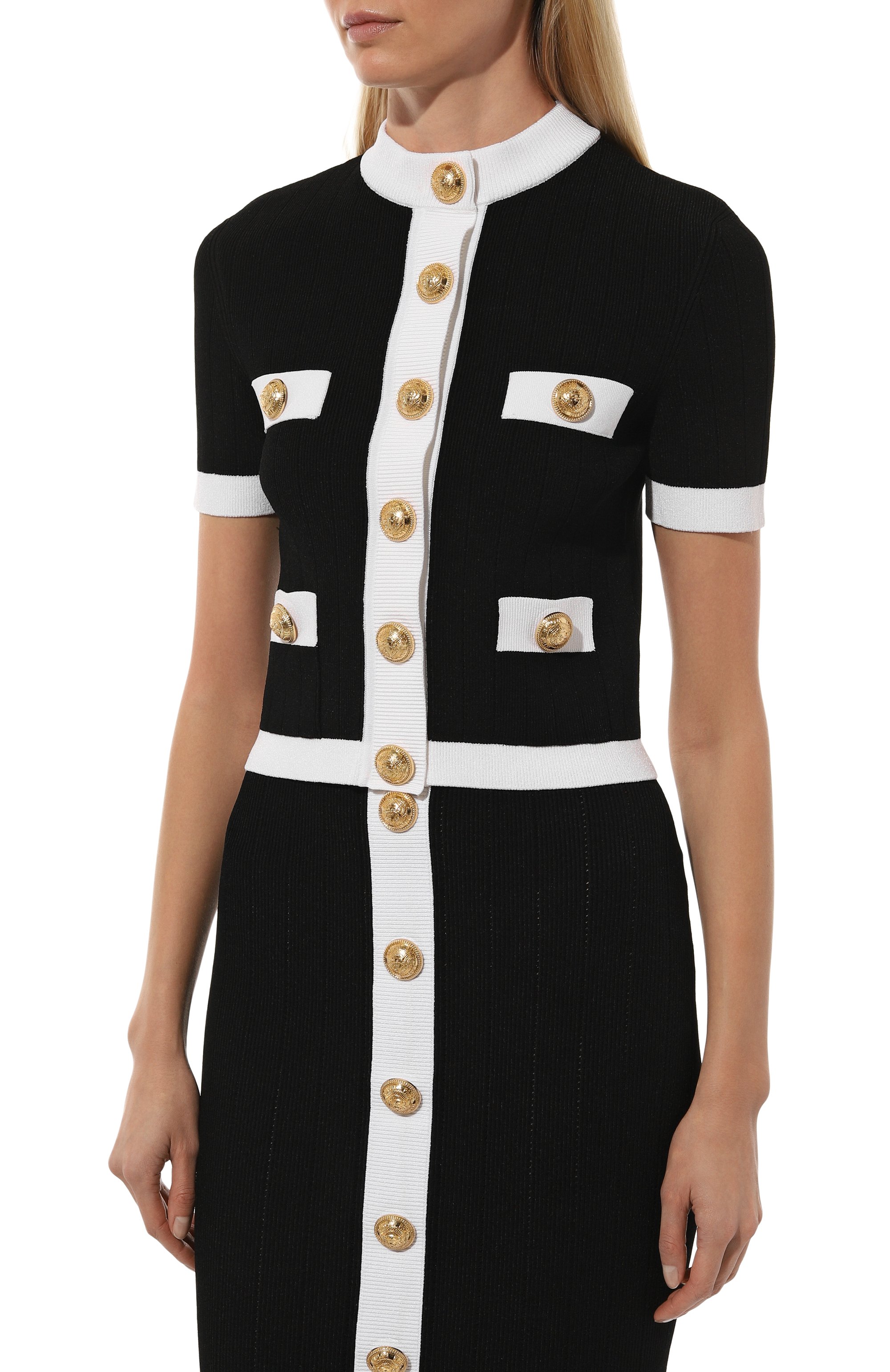 Кардиган из вискозы BALMAIN, арт. BF1KL023/KF01, фото 3