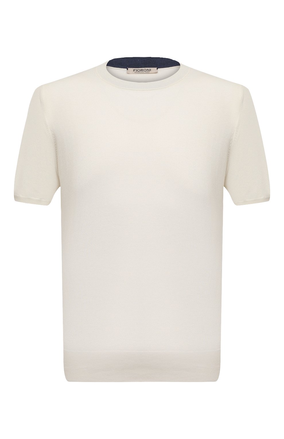 Хлопковый джемпер FIORONI кремового цвета по цене 41300 руб., арт. MK20260A2, фото 1 Хлопковый джемпер FIORONI, арт. MK20260A2, фото 1