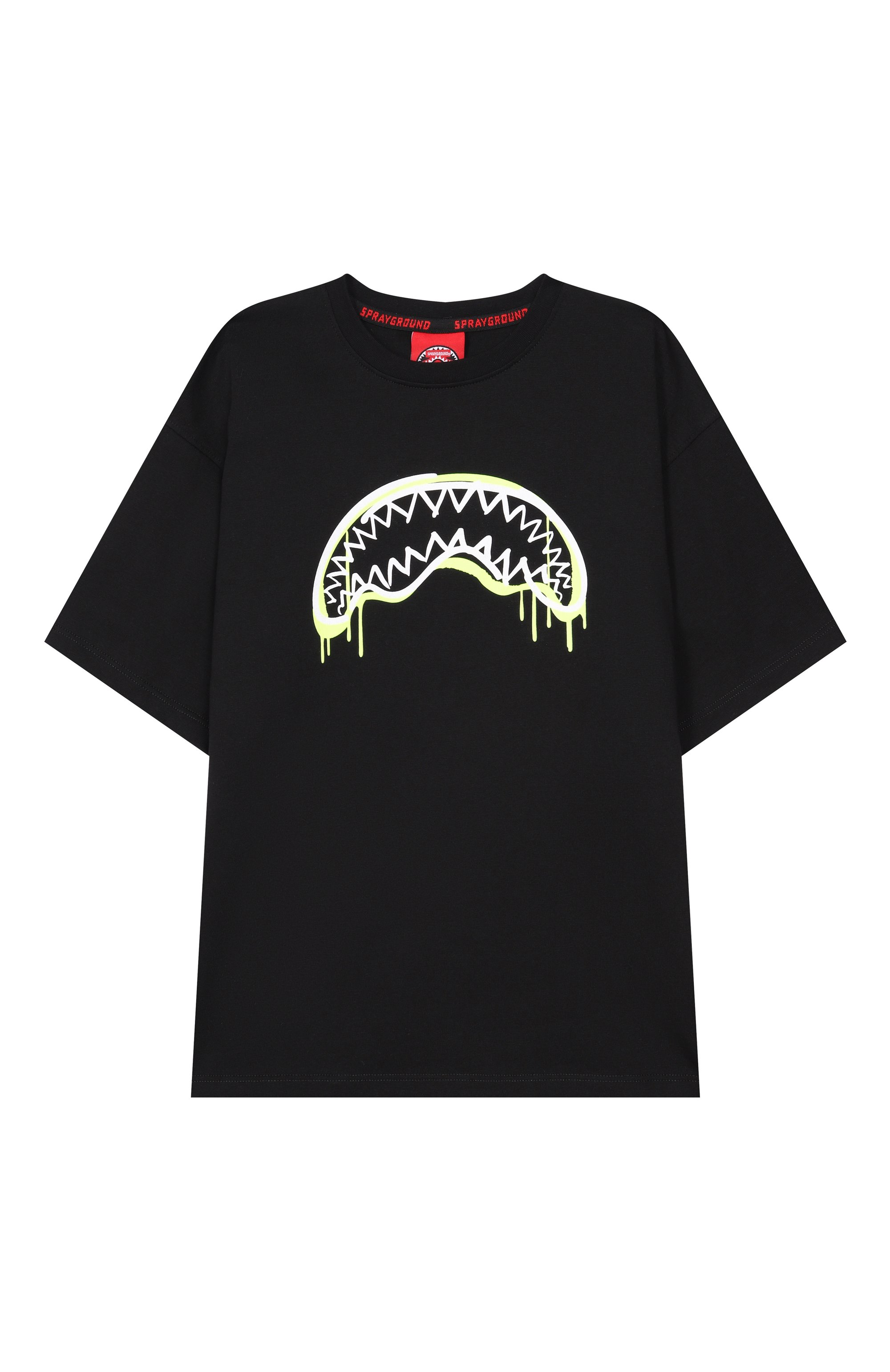 Хлопковая футболка SPRAYGROUND, арт. SPY1443BLK, фото 1