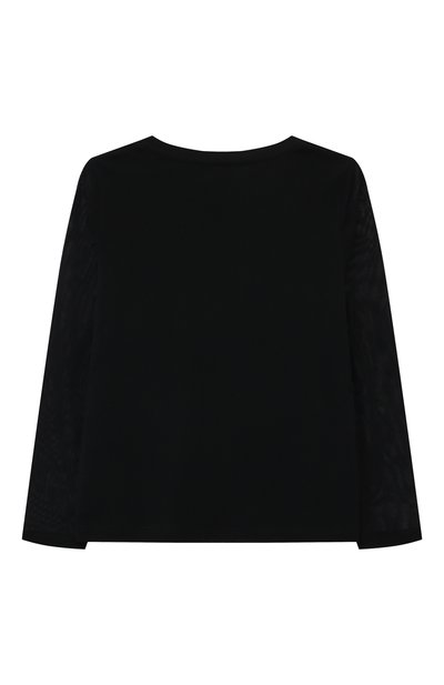 Лонгслив BLUMARINE черного цвета по цене 9900 руб., арт. IF3071J5003, фото 2 Лонгслив BLUMARINE, арт. IF3071J5003, фото 2