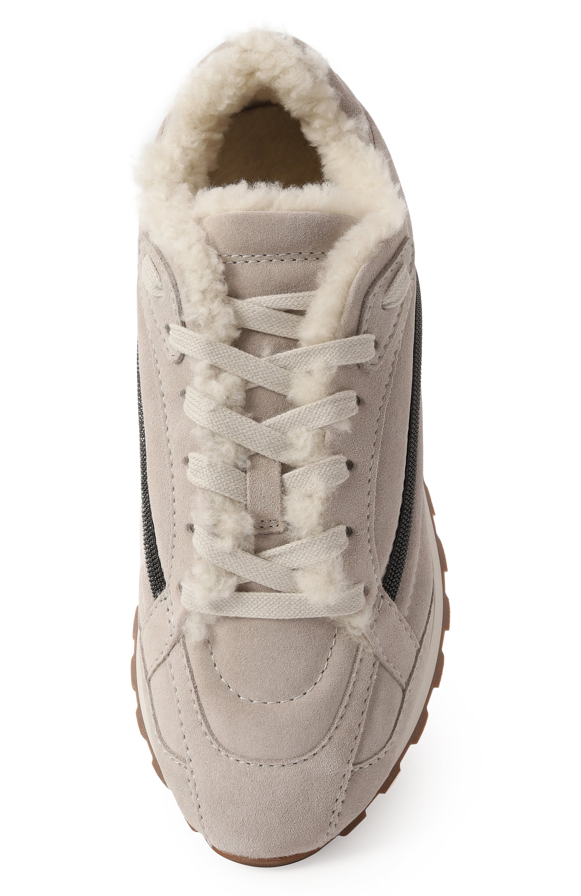 Замшевые кроссовки BRUNELLO CUCINELLI, арт. MZSFG2797, фото 6