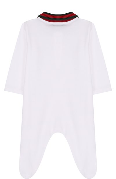 Хлопковая пижама с контрастным воротником GUCCI, арт. 463264/X5B70, фото 2