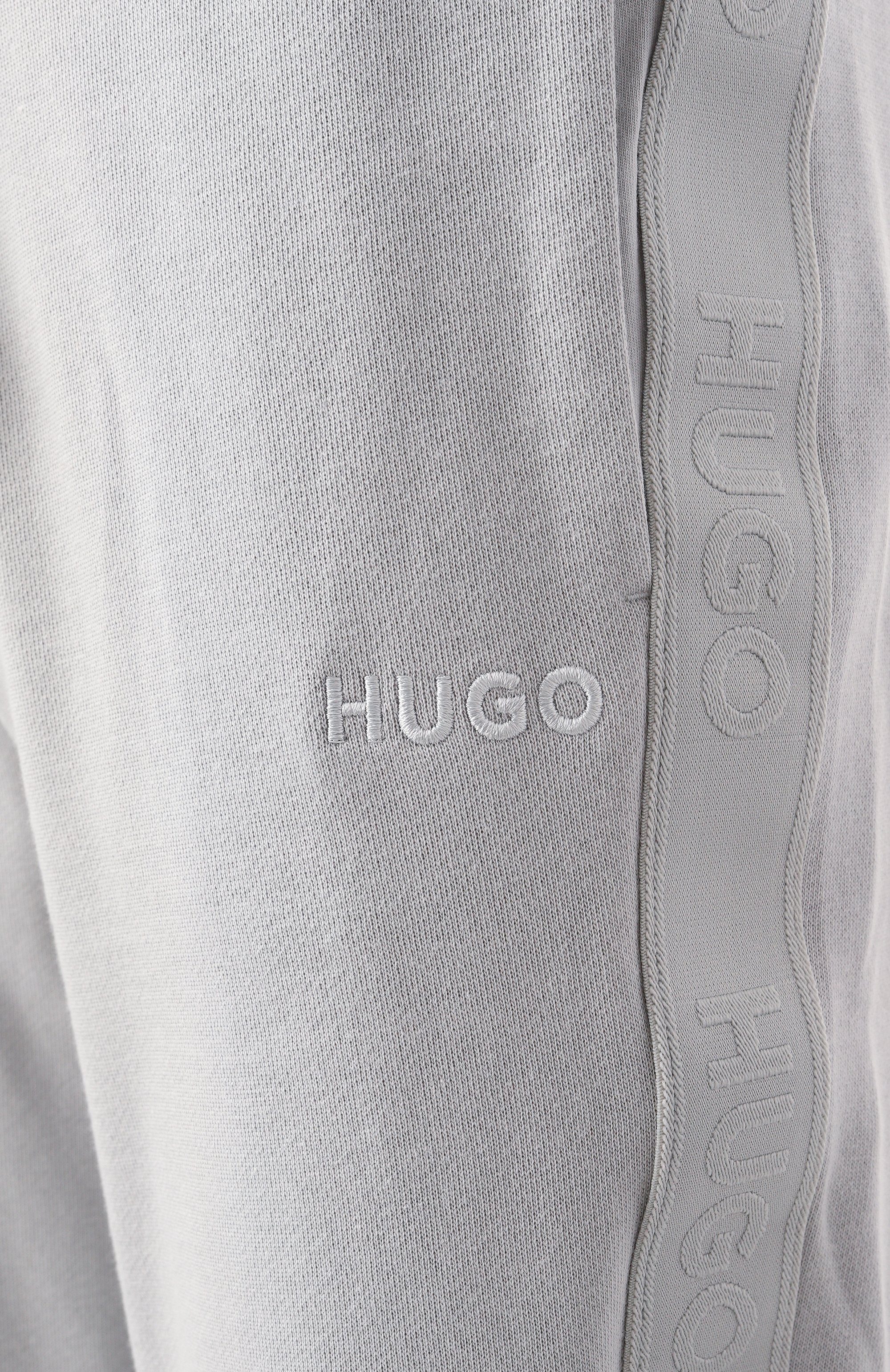 Хлопковые шорты HUGO светло-серого цвета по цене 13450 руб., арт. 50520492, фото 6 Хлопковые шорты HUGO, арт. 50520492, фото 6