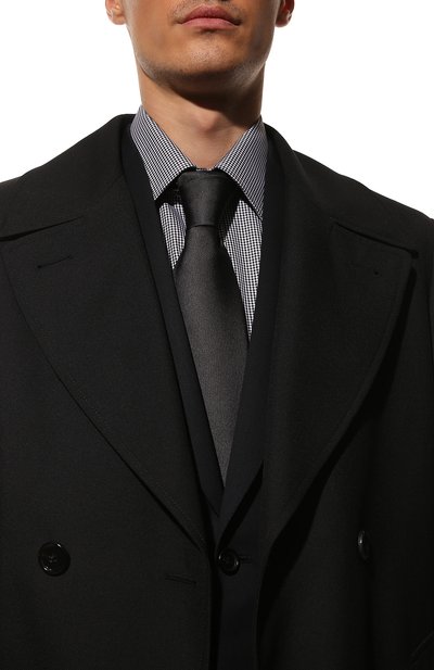 Шелковый галстук TOM FORD темно-серого цвета по цене 23850 руб., арт. 3TF04/XTF, фото 2 Шелковый галстук TOM FORD, арт. 3TF04/XTF, фото 2