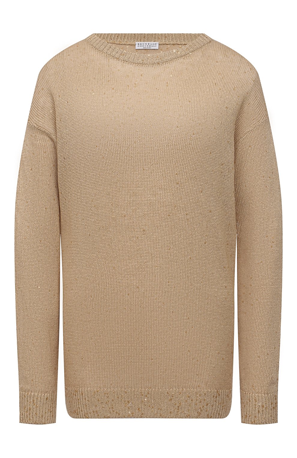 Свитер из смеси льна и шелка BRUNELLO CUCINELLI, арт. M10550200, фото 1